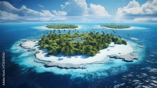 Maldives, islands, view from top, realistic photo, high quality, --ar 16:9 --v 5.2 Job ID: 4d4d7adf-ed9c-40dc-b98b-9ddf6c82a942