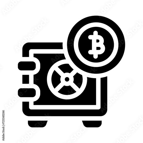 safebox glyph icon