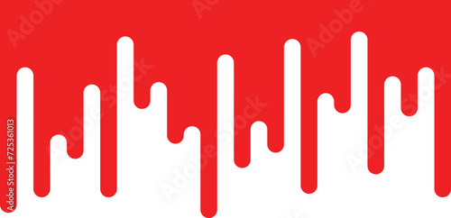 red paint and drops of blood, dripping paint on the wall, thick paint. Стекающая красная густа краска