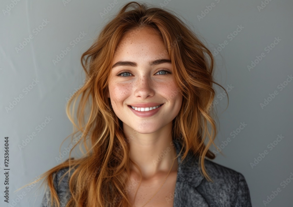 businesswoman, happy smiling female, wearing suit, light clean background businesswoman, happy smiling female, wearing suit, light clean background