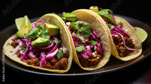 Delicious pork tacos