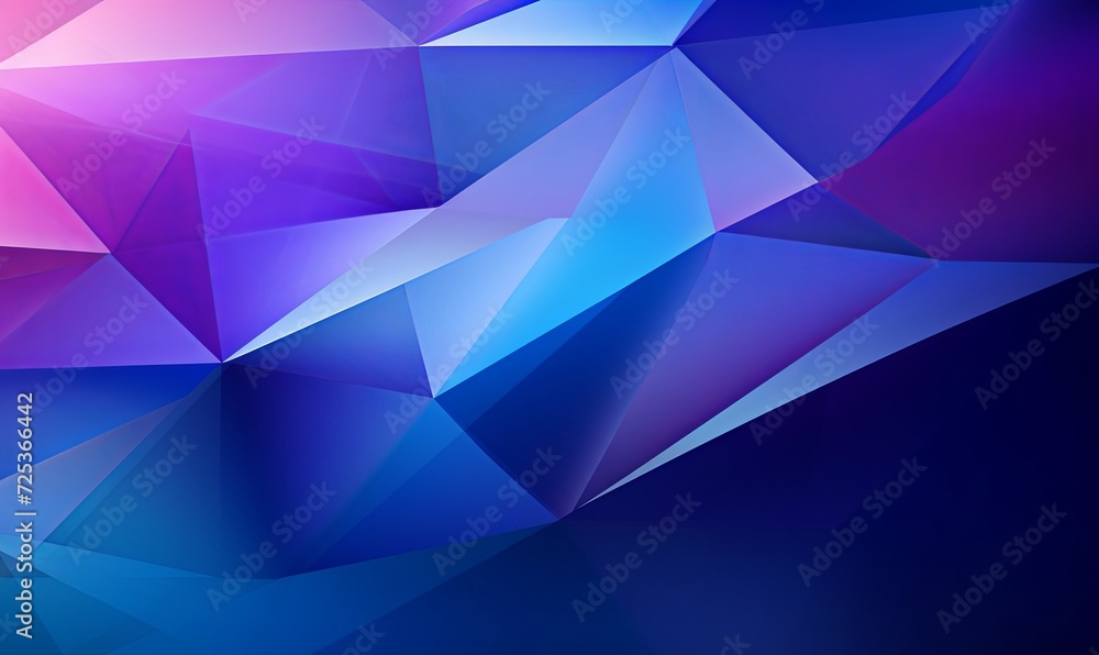 Fototapeta premium a purple and blue background with lines and triangles, in the style of colorful