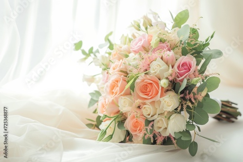 結婚式のブーケのイメージ（花束・ウェディング・結婚）