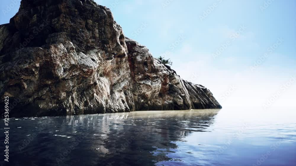 Rugged Rocks on a rocky shore on the West Coast of Pacific Ocean Rugged Rocks on a rocky shore on the West Coast of Pacific Ocean
