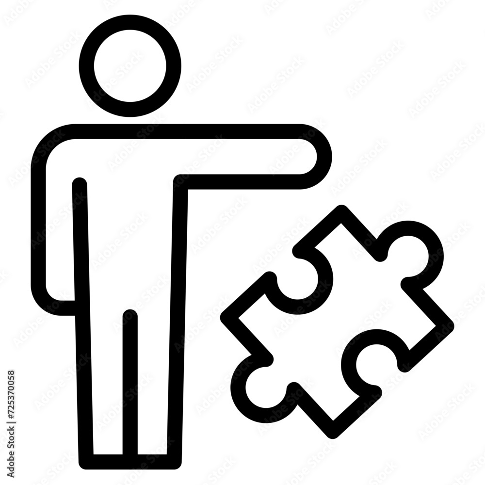 business seo, puzzle line icon. Teamwork at the idea. Signs and symbols can be used for web, logo, mobile app, UI, UX business seo, puzzle line icon. Teamwork at the idea. Signs and symbols can be used for web, logo, mobile app, UI, UX
