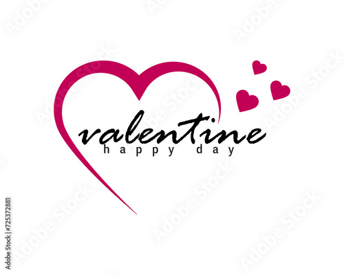 Wallpaper Mural abstract love and tree little love logo design tremplate Torontodigital.ca