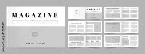 Magazine Layout Design 