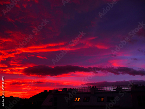 Morgenrot über Wien photo