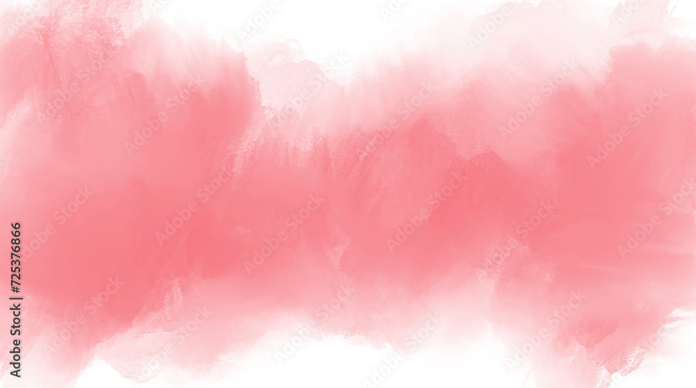 Obraz premium Water color, pink, white background, used as a background in the wedding and other tasks.