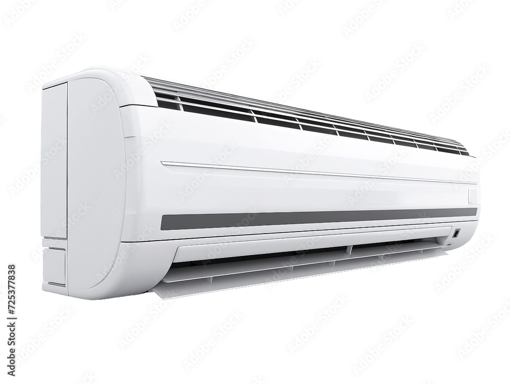Air Conditioner, transparent background, isolated image, generative AI Air Conditioner, transparent background, isolated image, generative AI