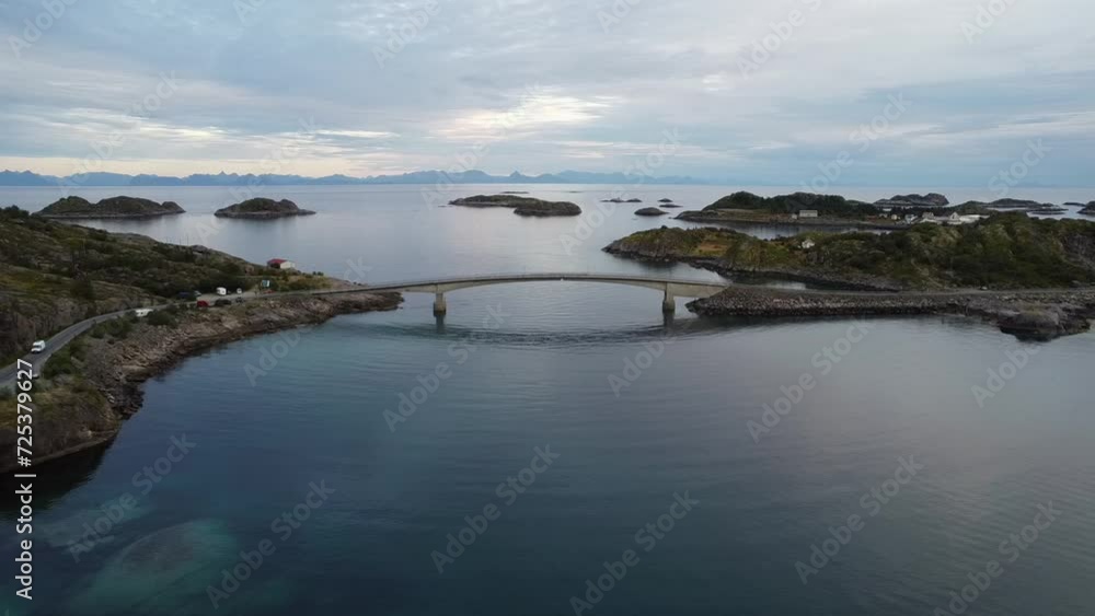 Bridges connecting Hemmingsvaer to the main land Bridges connecting Hemmingsvaer to the main land