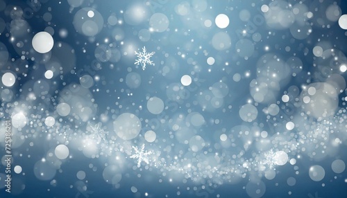 Winter background. It's snowing! It's Falling snowflakes on dark blue background.
