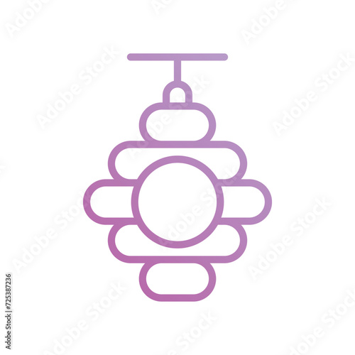 Hive icon with white background vector stock illustration