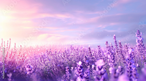 Lavender filed background
