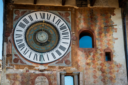 Clusone and the ancient Fanzago clock. Val Seriana to discover. photo