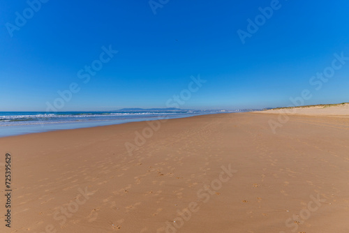 Ocean at Costa da Caparica beach