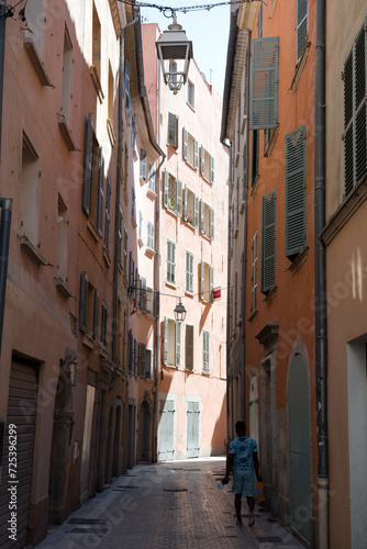Narrow street in Lyon