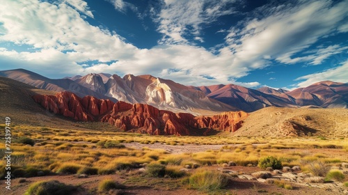 Fantastic Scenic landscapes of Northern Argentina. Beautiful inspiring natural landscapes. © Emil