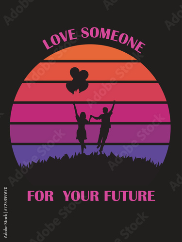 love cercel t shirt design