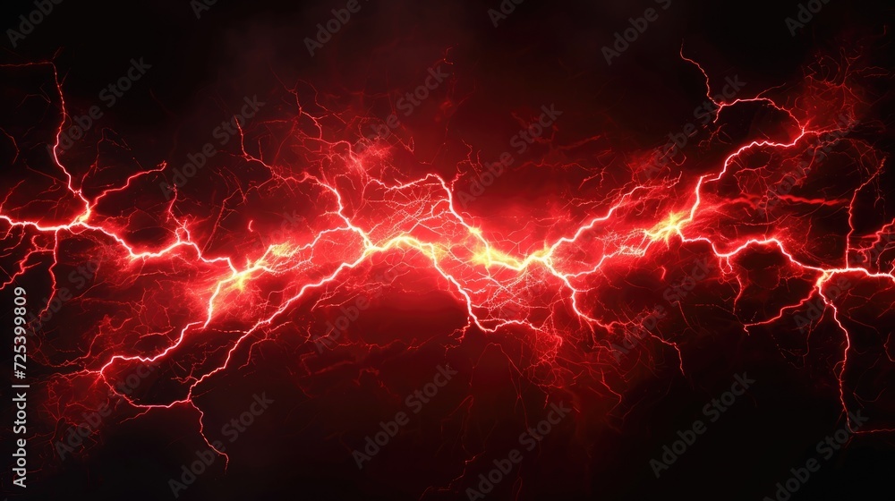 red lightning on black background red lightning on black background