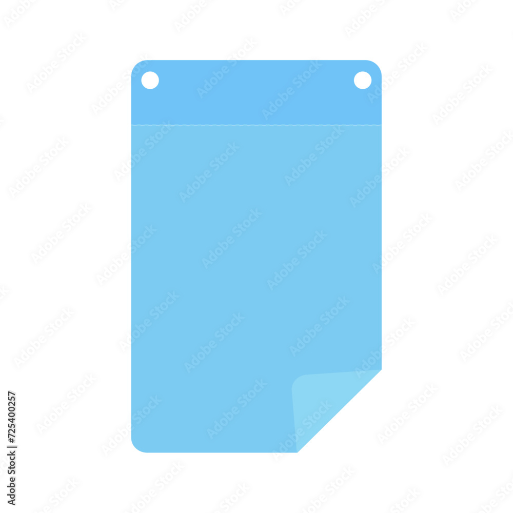 Vector blank white paper with folded corner. Vector blank white paper with folded corner.