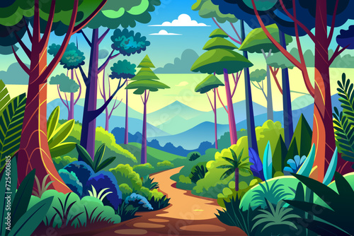 forest beautiful cartoon nature threes woodland rove
wood copse coppice taiga vector