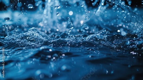 Abstract picture with water background