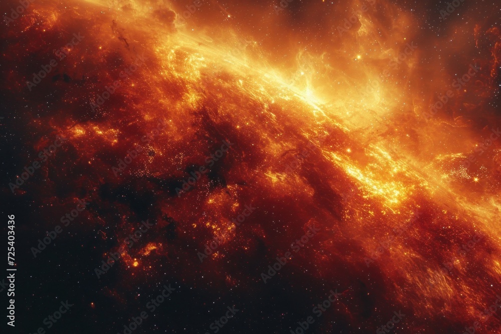 Intense Flames and Swirling Smoke Against a Dark Background Captured in High Definition Intense Flames and Swirling Smoke Against a Dark Background Captured in High Definition