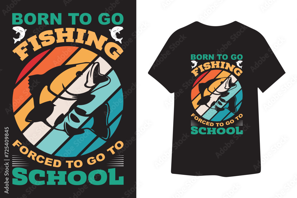 Fishing T-shirt Design