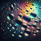Abstract drop background generative AI