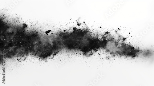 Black and White Photo of Smoke Emerging From a Pipe