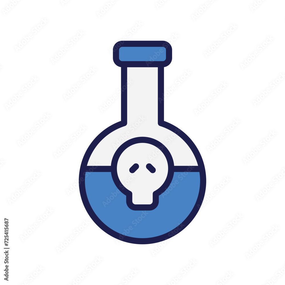 Potion icon with white background vector stock illustration