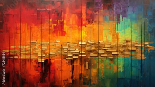 abstract color rainbow background LGBTQIA, ai