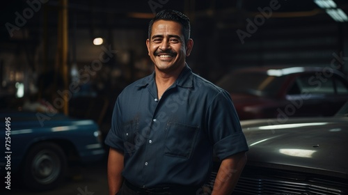Senior male mechanic © Michael