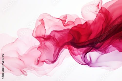 Abstract burgundy smoke on white background. cloud, a soft Smoke cloudy texture background.