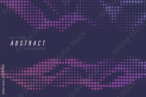 Cool gradient colors. Geometric halftone gradients.