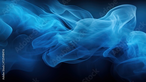 Abstract blue smoke on white background. cloud, a soft Smoke cloudy texture background.  © Pha