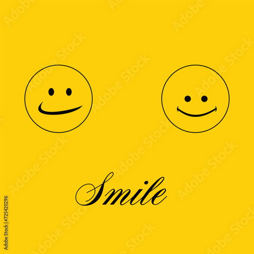 Happy smiley faces Vector
