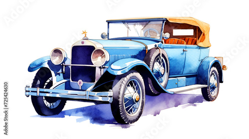 Rolls Royce Watercolor Clipart, Luxury Car Design Watercoloured Clipart, Perfect for your projetc or creations photo