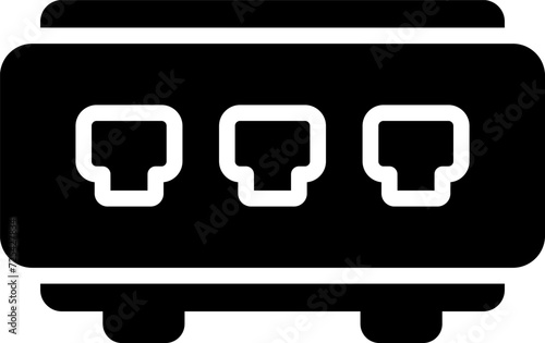 Network Switch Vector Icon