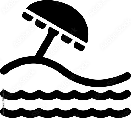 Beach Vector Icon