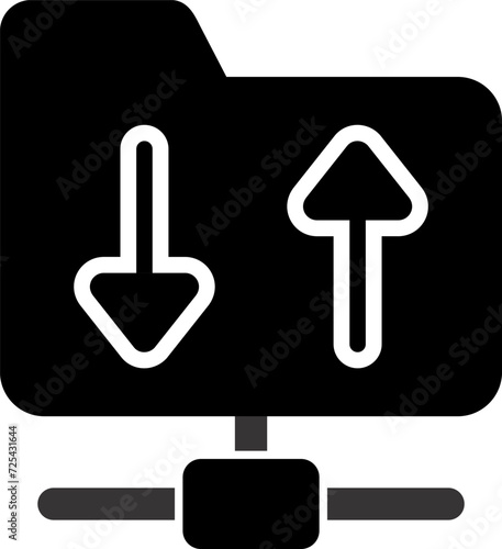 FTP Hosting Vector Icon