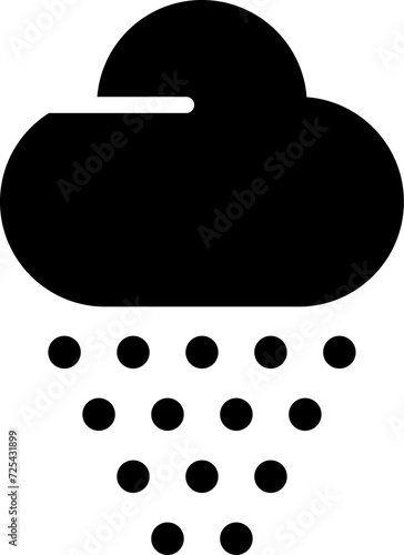 Snowing Vector Icon
