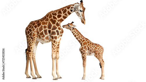Two Giraffes Standing Together