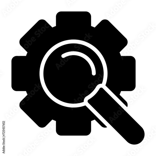 Magnifying Vector Icon