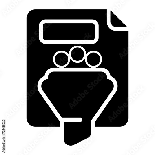 Filtering Vector Icon