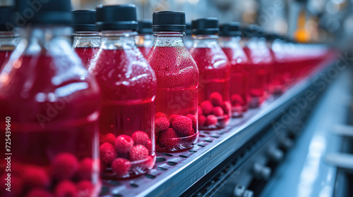 Red juice in the product group of the beverage industry