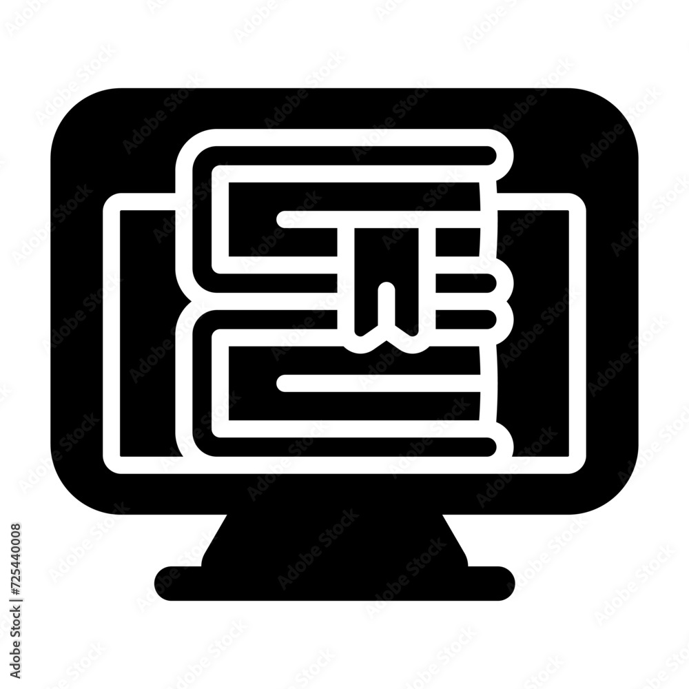 Computer Vector Icon Computer Vector Icon