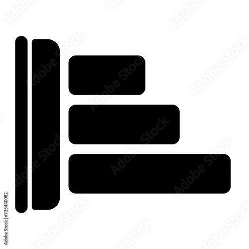 Left Align Vector Icon