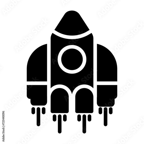 Spaceship Vector Icon